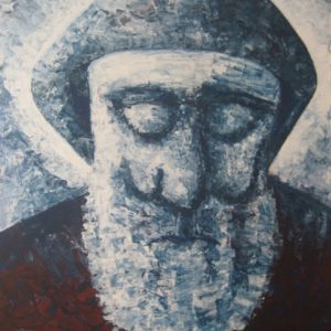 quadro san charbel – arte contemporanea-saint charbel_catolic religion_lebanon_miracle_contemporary_art_peace_athenea sosa