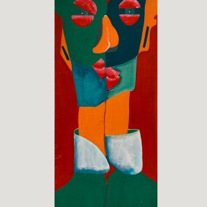 quadro rosso – arte contemporanea-come-mi-vedi_colorful_geometric forms_diverse_inclusion_athenea sosa
