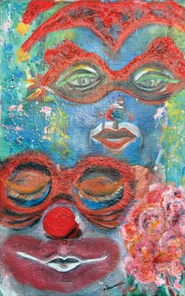 quadro carnevale – arte contemporanea-happiness_colors_venice_contemporary_art_athenea sosa