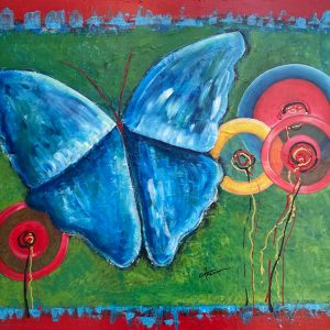 dipinto farfalle – arte contemporanea-ventura-opera d’arte esclusiva-athenea sosa